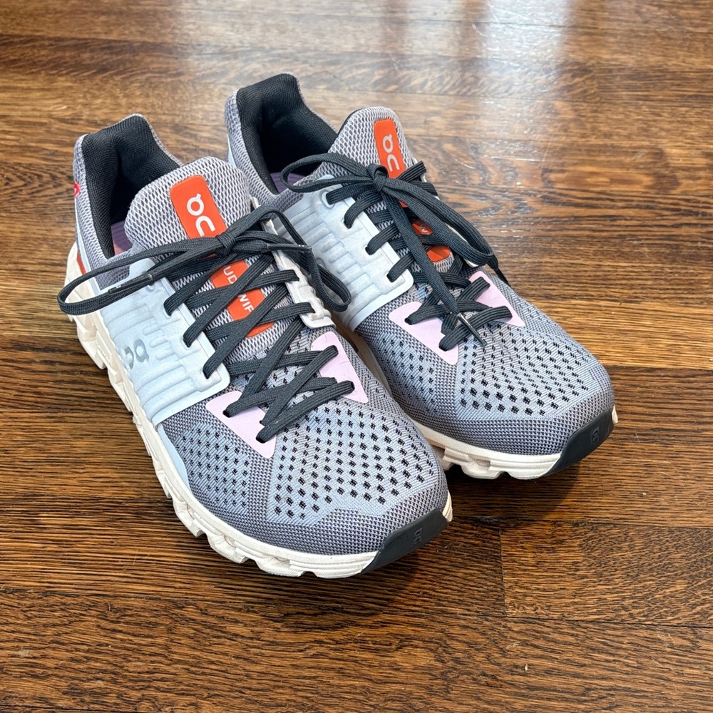 On Cloud Swift Women's Gray and Lilac Sneakers USW10 EU42